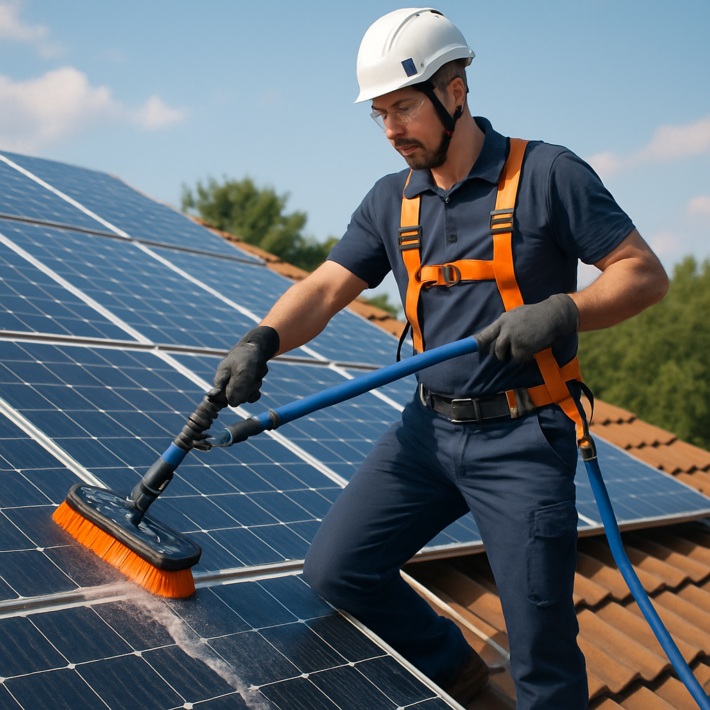 Limpeza de Painéis Solares